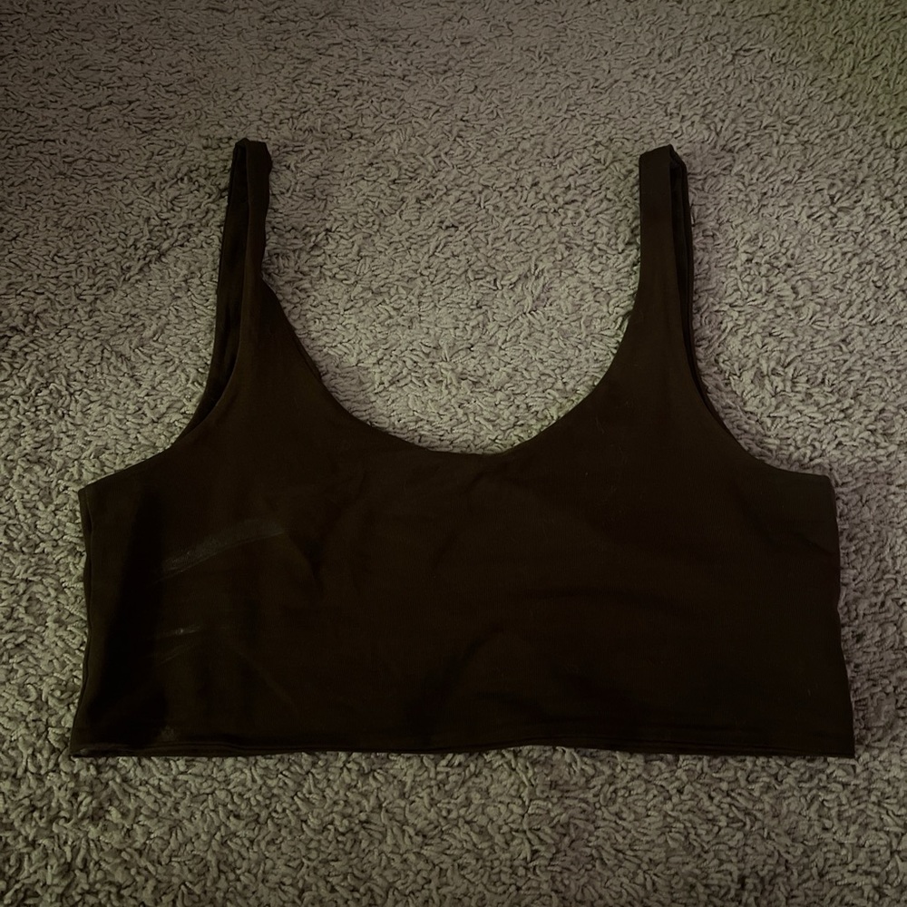 Cotton On Brown Crop Top
